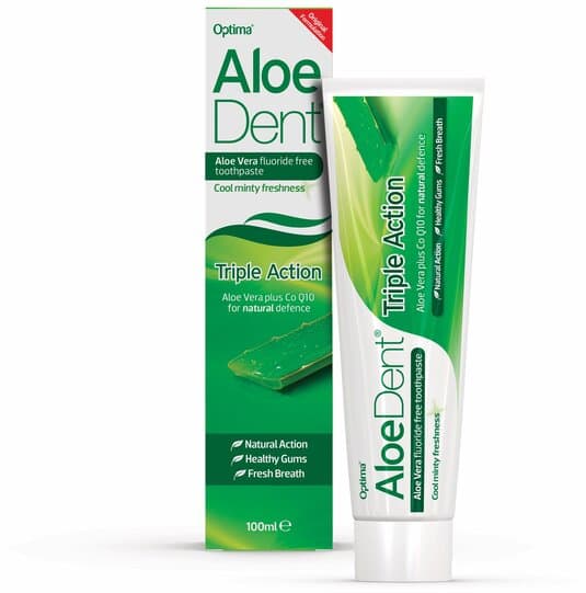 ALOE DENT toothpaste triple action aloe vera+co-Q-10 100ml