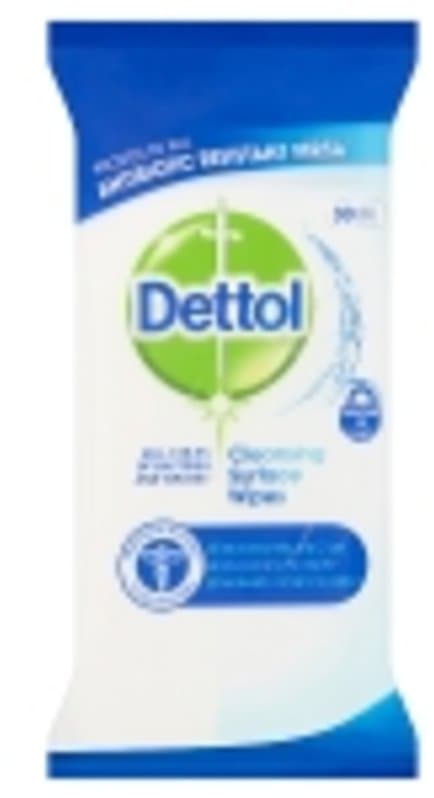 DETTOL anti-bacterial wipes surface cleansing wipes  30