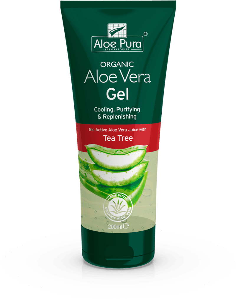 ALOE PURA aloe vera gel & tea tree 200ml