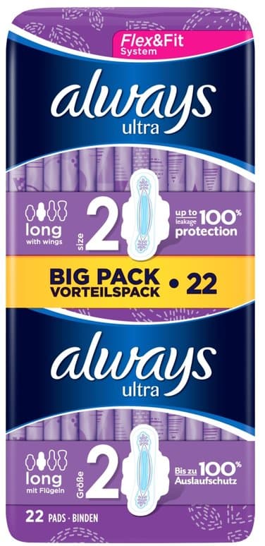 ALWAYS ULTRA sanitary towels long plus duo  22
