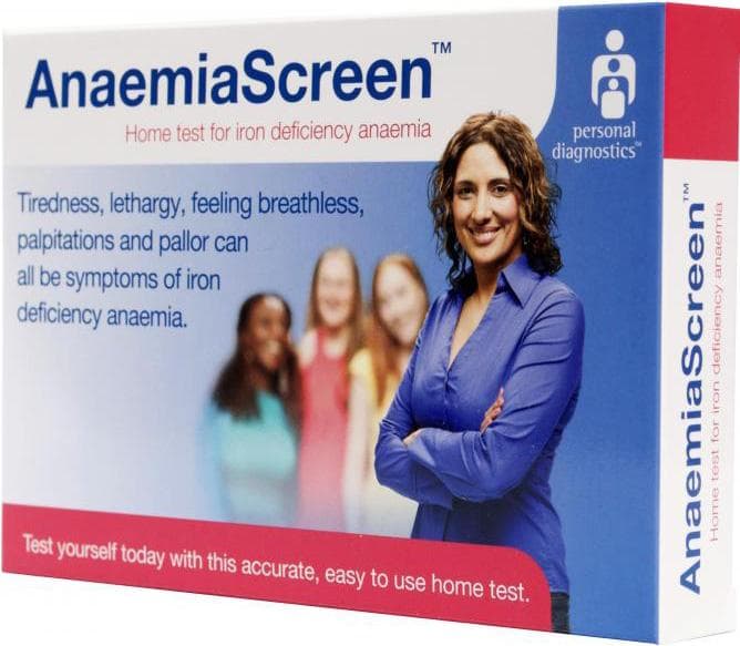 ANAEMIASCREEN home test for iron deficiency anaemia