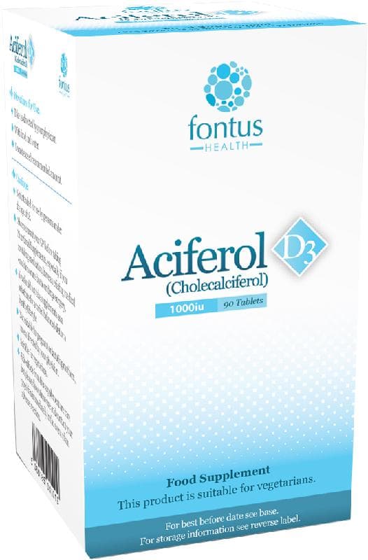 ACIFEROL D3 tablets 1000iu  90