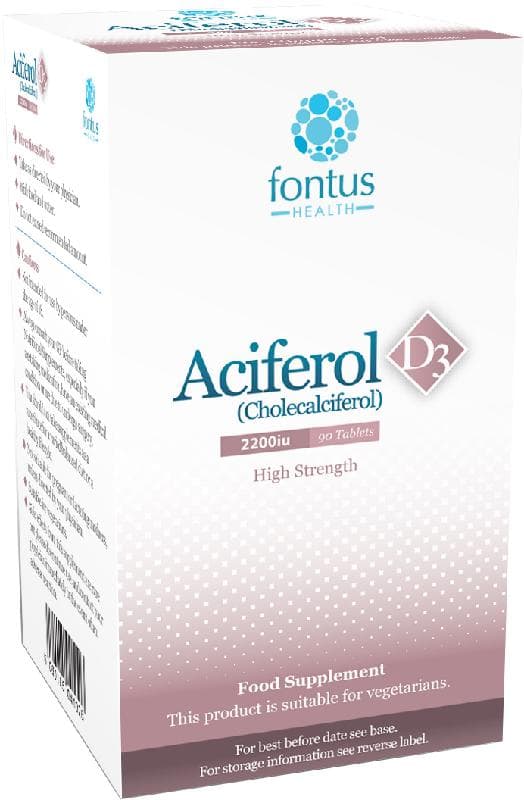 ACIFEROL D3 tablets 2200iu  90