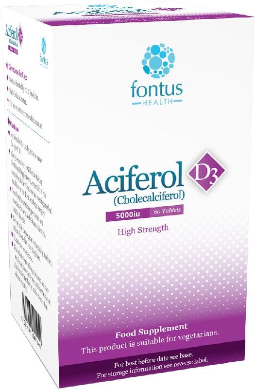 ACIFEROL D3 tablets 5000iu  60