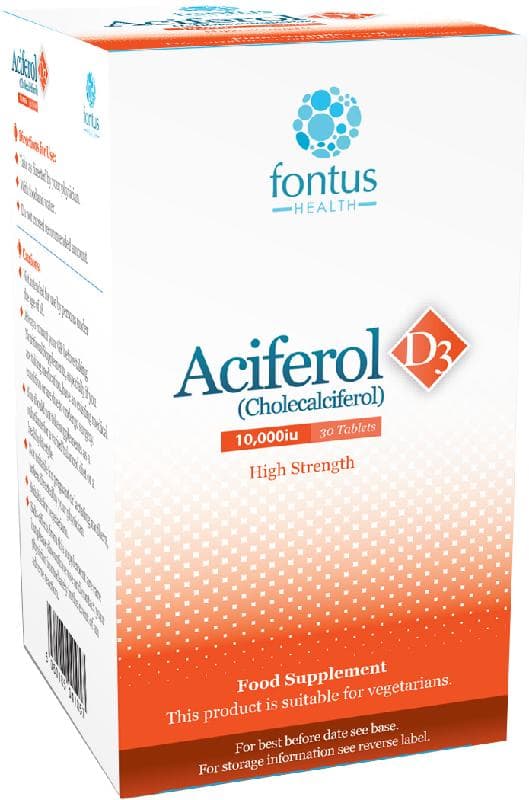 ACIFEROL D3 tablets 10000iu  30