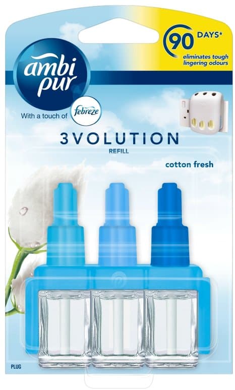 AMBI-PUR 3volution warmer refills cotton fresh 20ml