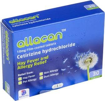 ALLACAN tablets 10mg  30