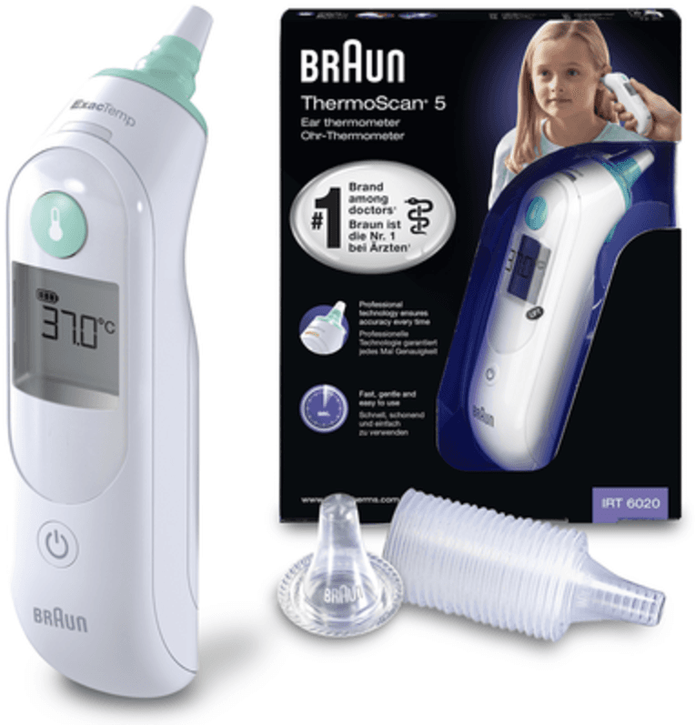 BRAUN ear thermometers thermoscan 5
