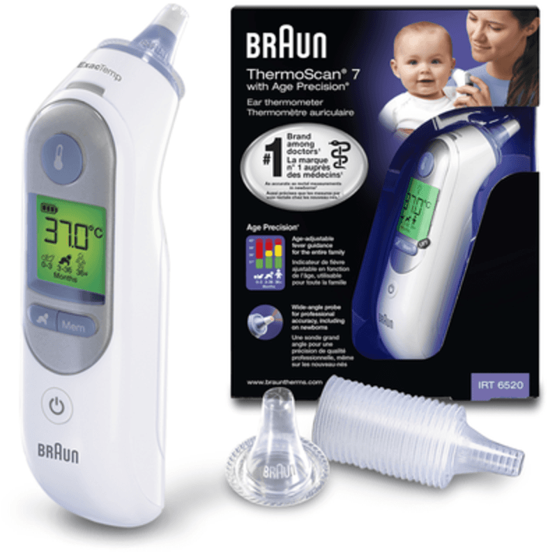 BRAUN ear thermometers thermoscan 7