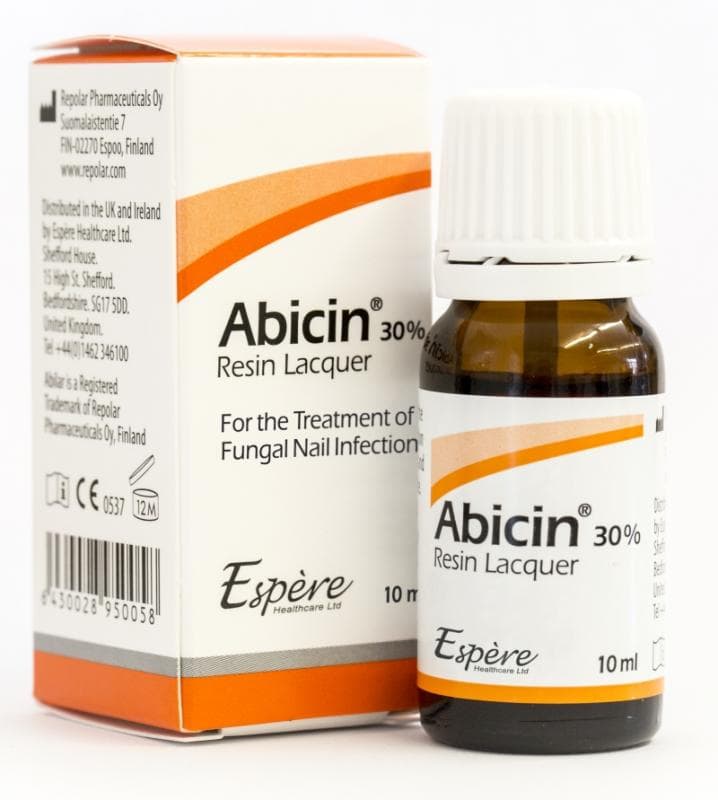 ABICIN protease modulating matrix resin nail lacquer 10ml