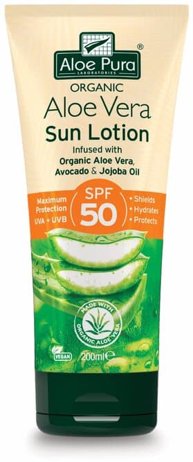 ALOE PURA aloe vera sun lotion spf50 200ml