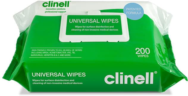 CLINELL wipes cleaning & disinfecting universal  200