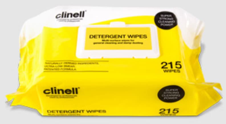 CLINELL wipes detergent  215