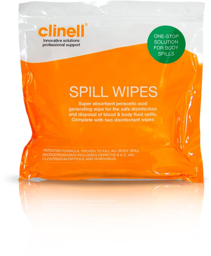 CLINELL spill wipes