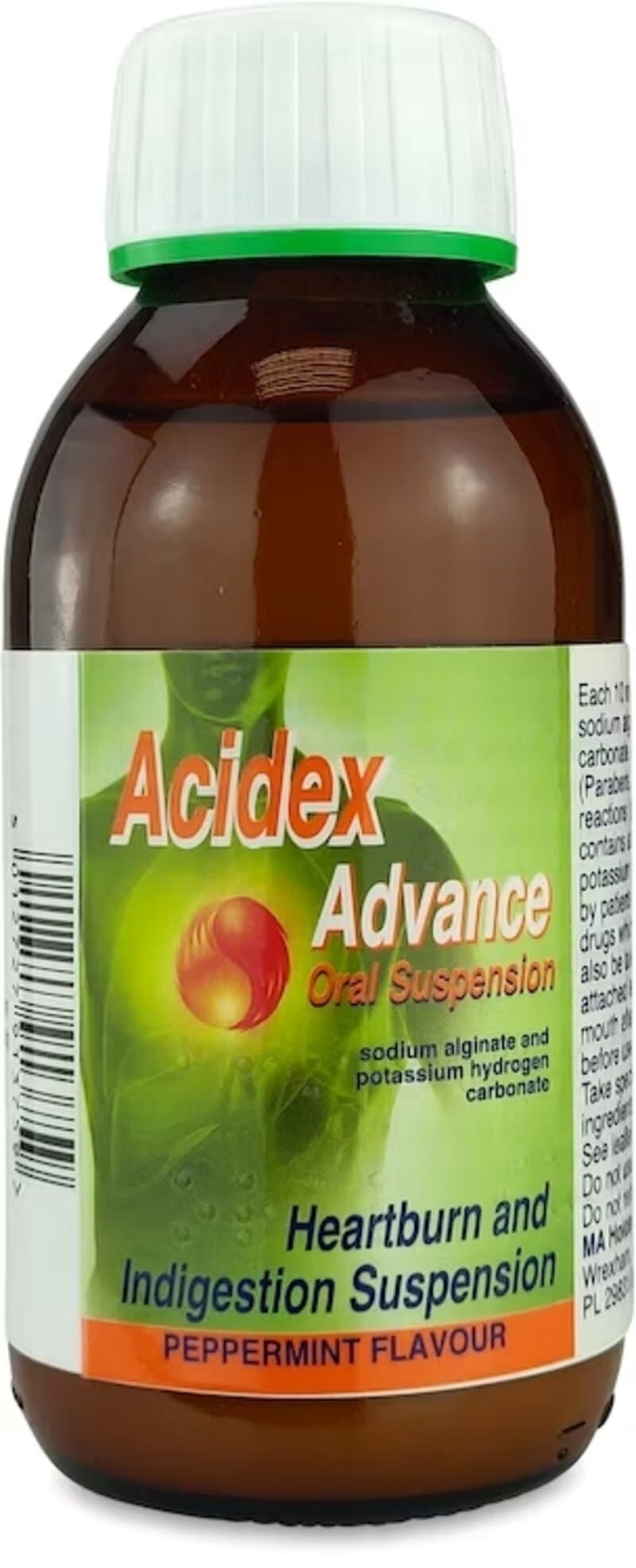 ACIDEX compound alginate oral suspension peppermint 80mg/5ml/250mg/5ml/133.5mg/5ml 150ml