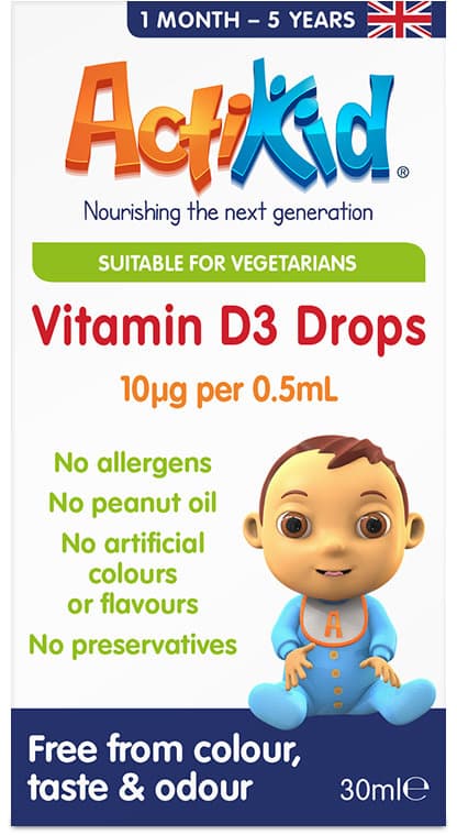 ACTIKID drops vitamin D3 30ml