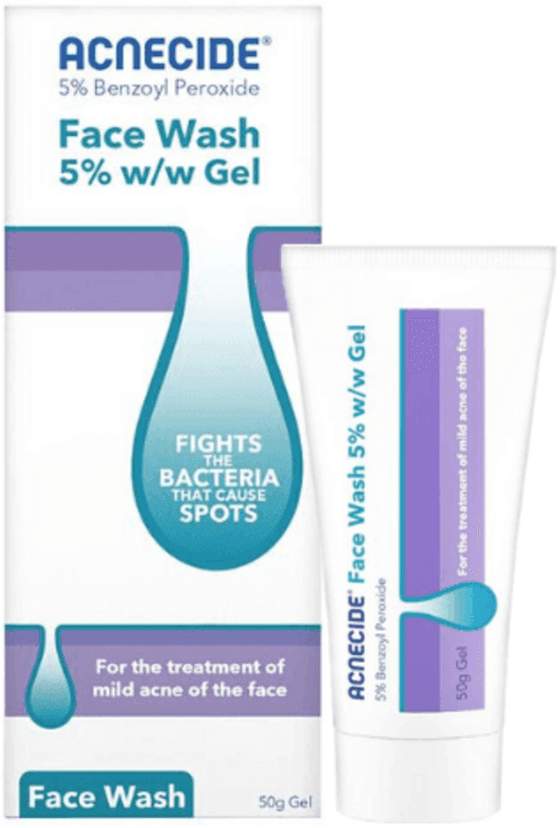 ACNECIDE face spot treatment wash 5% 50g