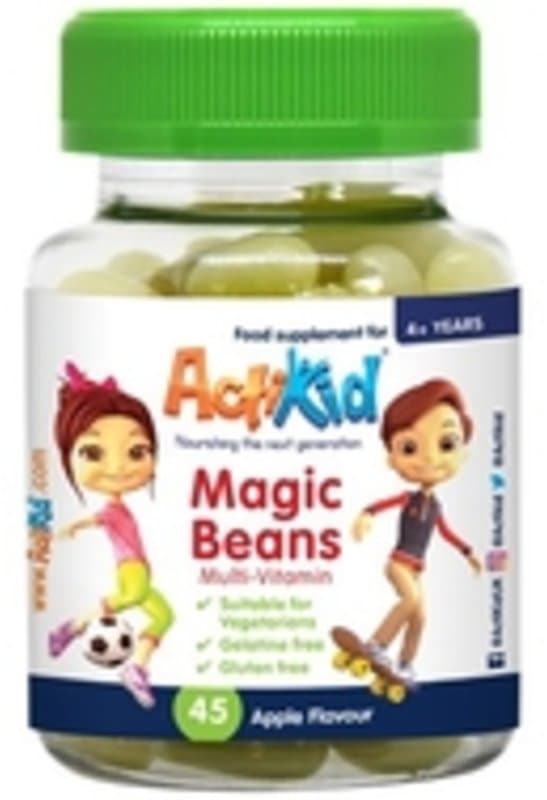 ACTIKID magic beans multi-vitamin apple  45