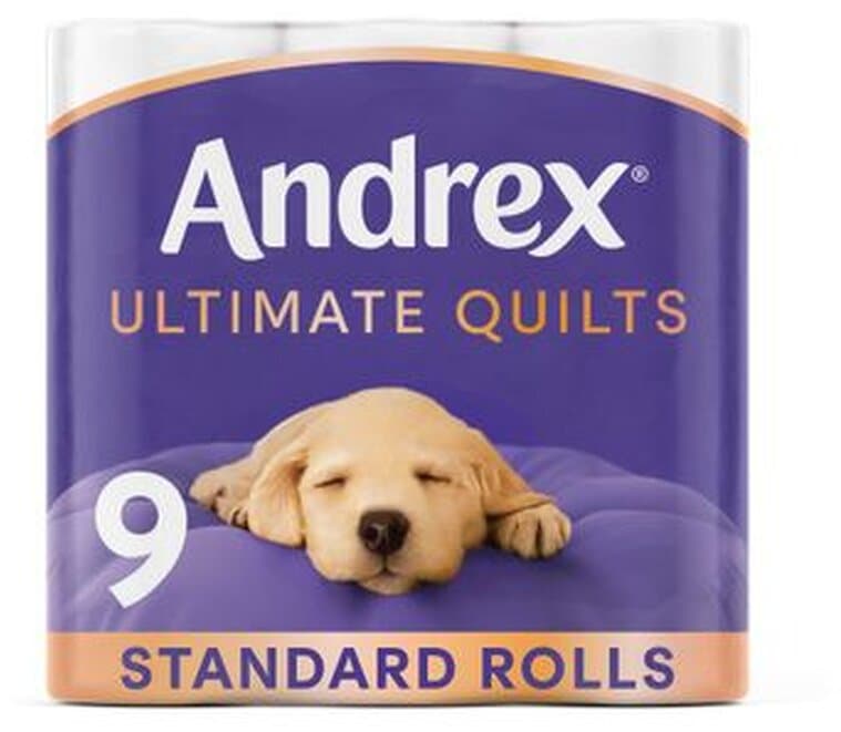 ANDREX toilet roll ultimate quilts  9