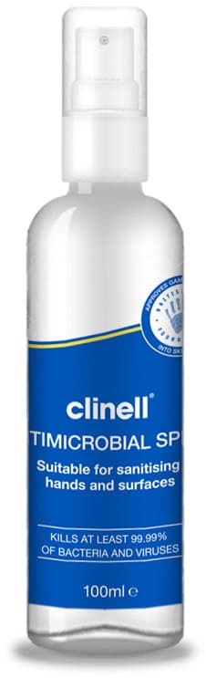 CLINELL disinfectant spray for hands & surfaces 0.54%/0.54%/0.60% 100ml