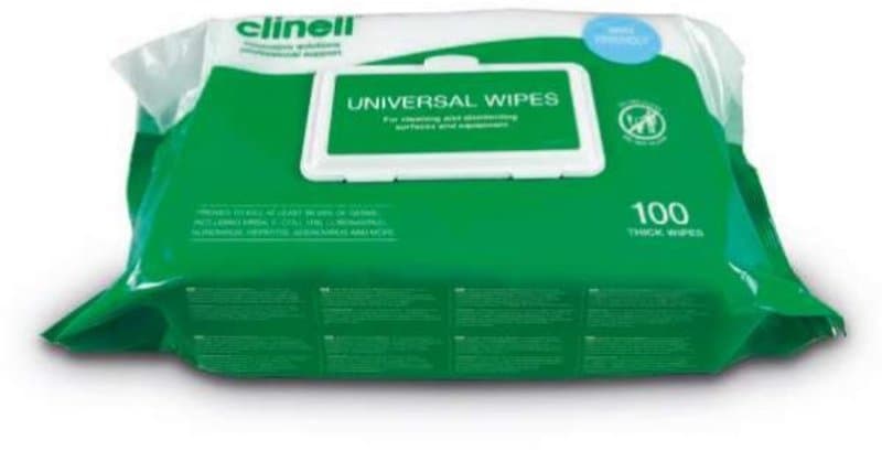 CLINELL wipes cleaning & disinfecting universal  100
