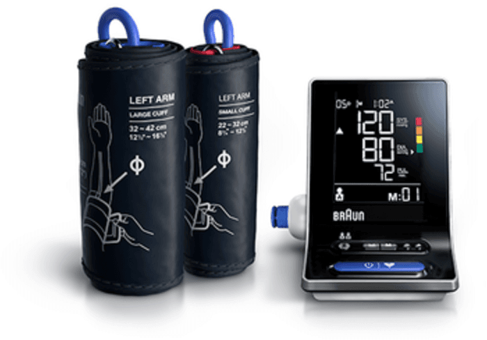 BRAUN blood pressure monitors exactfit 3 upper arm