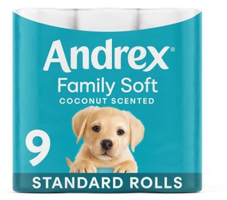 ANDREX toilet roll family soft coconut scented  9