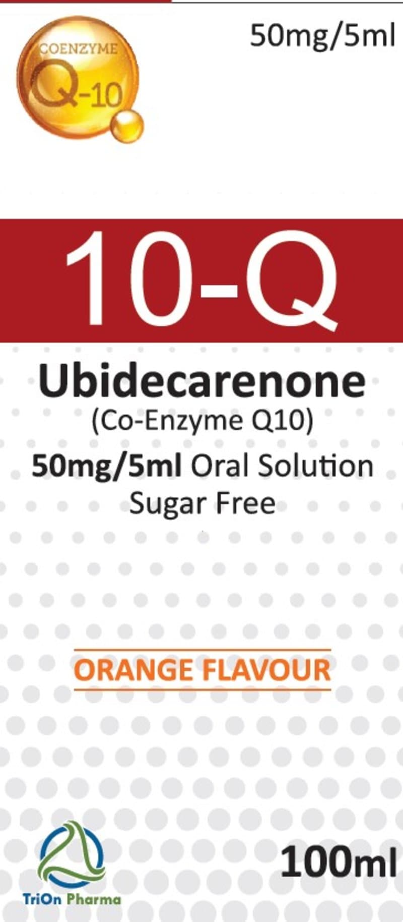 10Q oral solution s/f 50mg/5ml 100ml