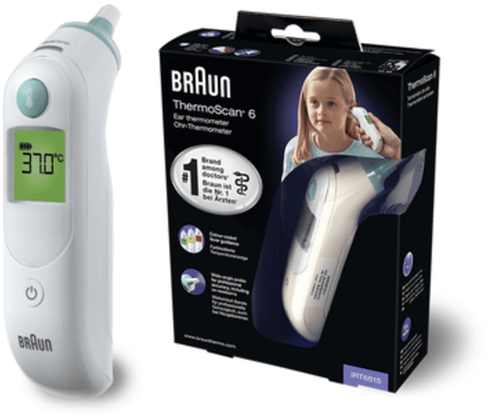 BRAUN ear thermometers thermoscan 6