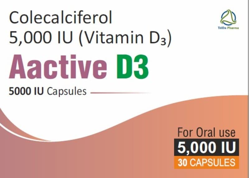 AACTIVE D3 capsules 5000iu  30