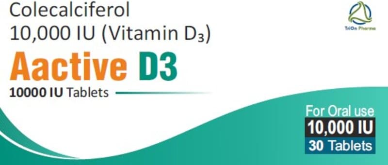 AACTIVE D3 tablets 10000iu  30