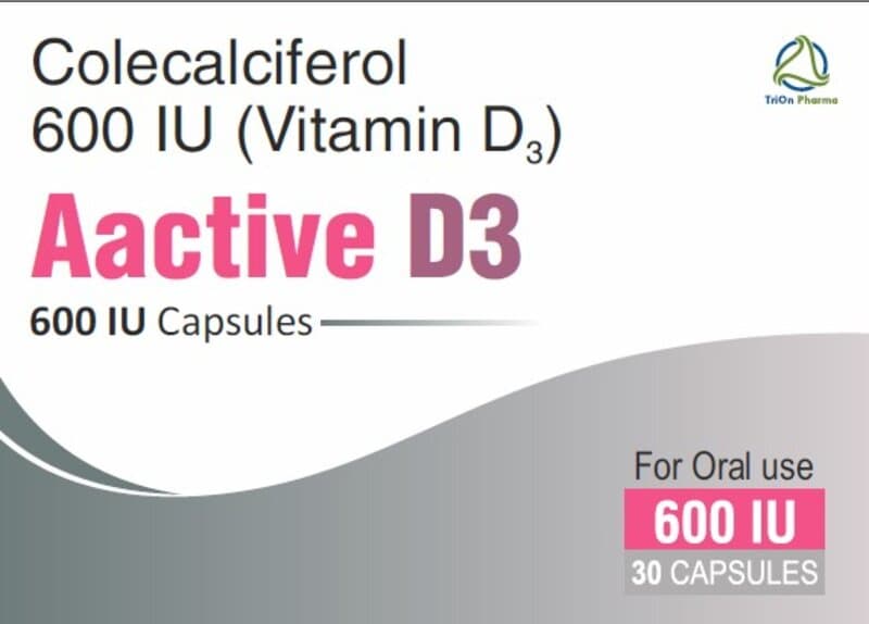 AACTIVE D3 capsules 600iu  30