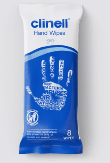 CLINELL wipes antimicrobial hand  8