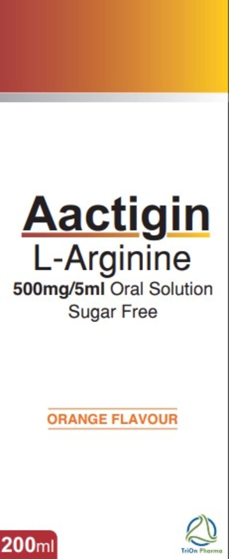 AACTIGIN oral solution 500mg/5ml 200ml