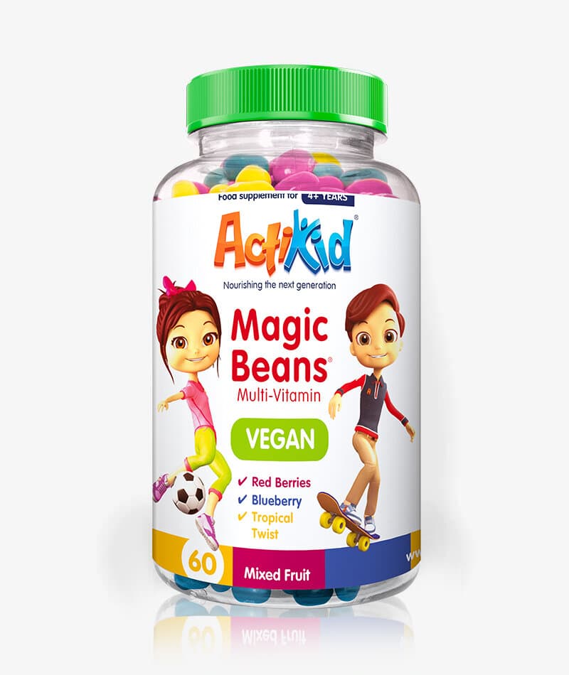 ACTIKID jelly bean multi-vit mixed fruit flavour  60
