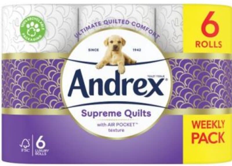 ANDREX toilet roll supreme quilts  6
