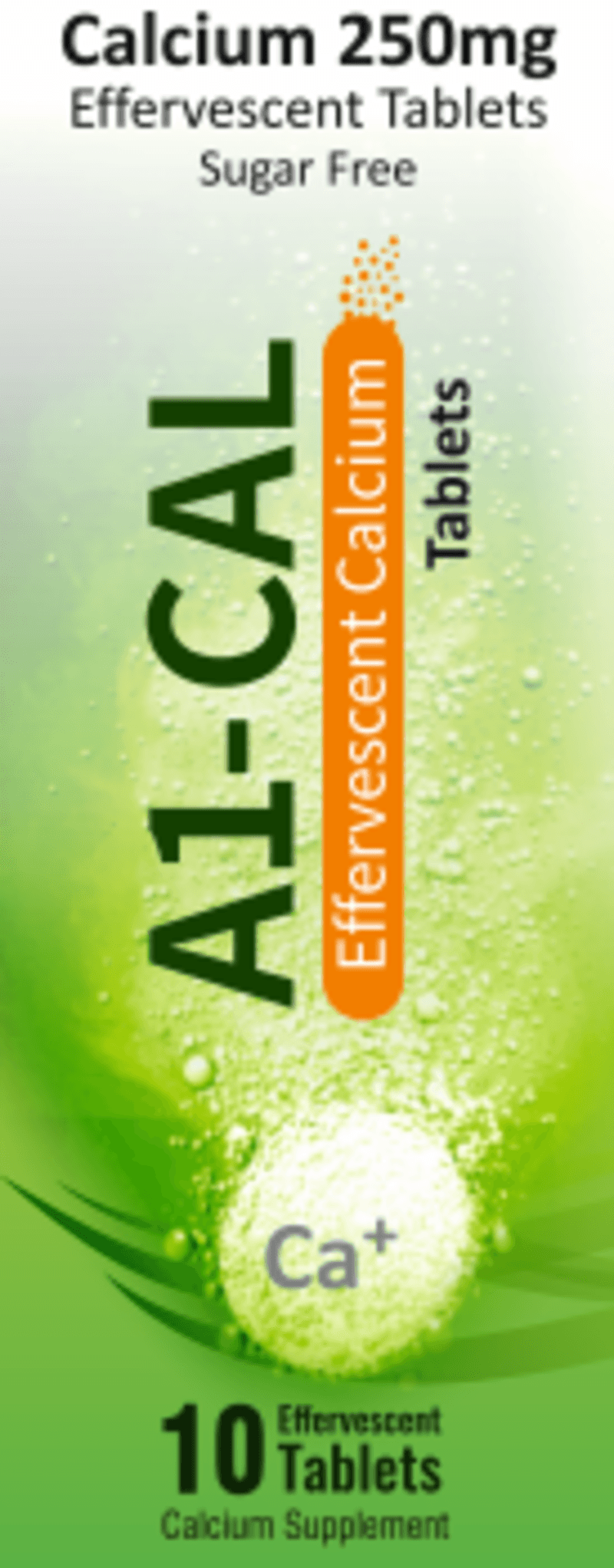 A1 CAL effervescent tablets s/f 250mg  10
