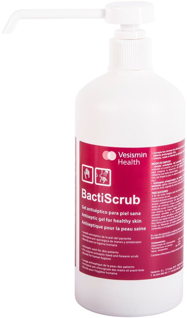 BACTISCRUB antiseptic gel for healthy skin 4% 500ml