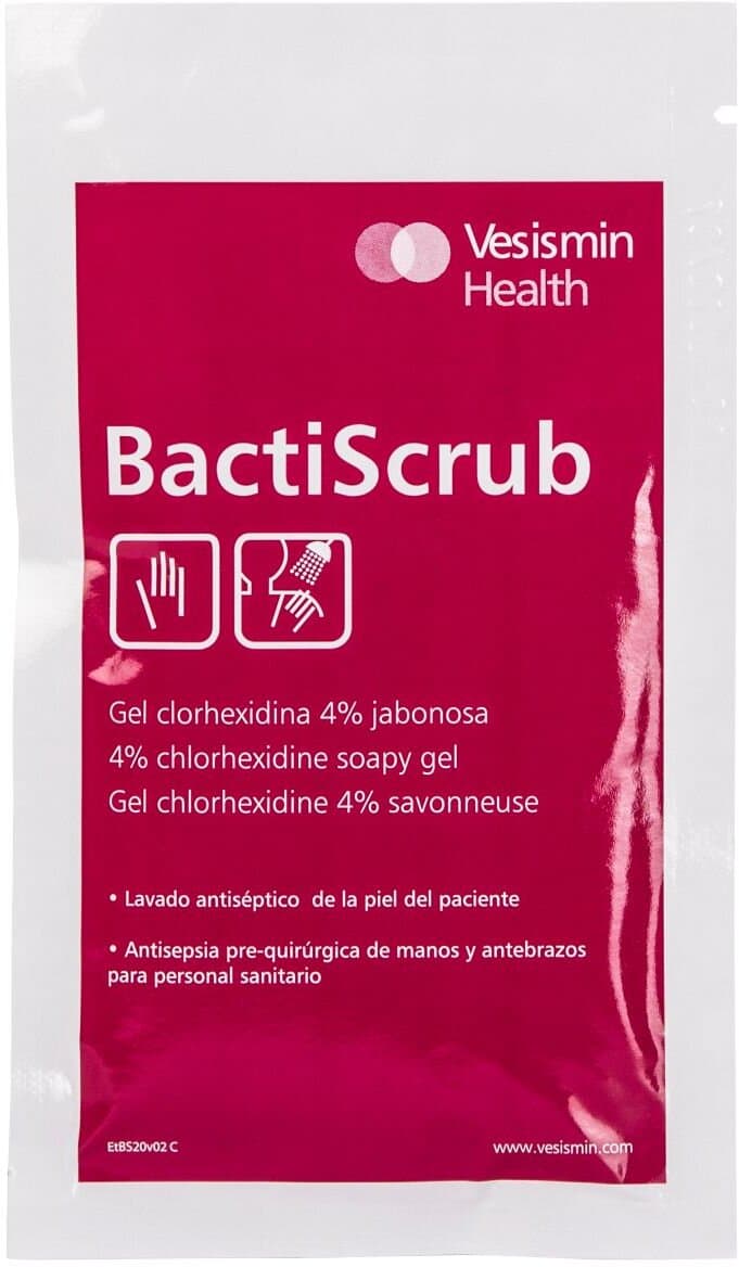 BACTISCRUB antiseptic gel for healthy skin 4% 20ml